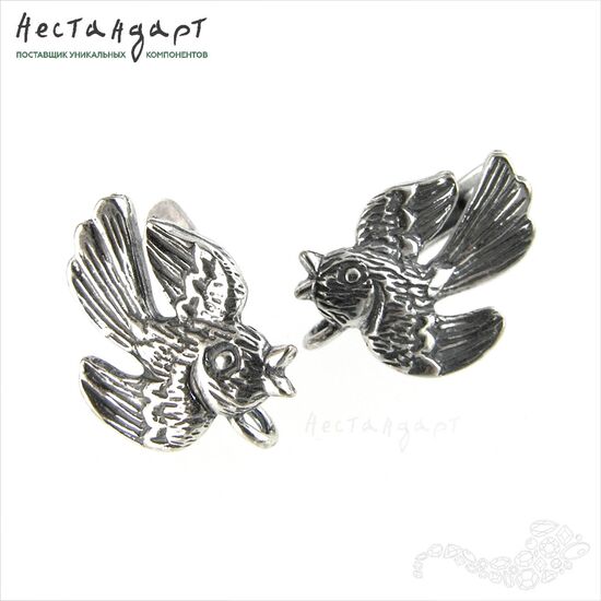 Швензы Skylark Silver Plated 17х12 мм (пара), изображение 4