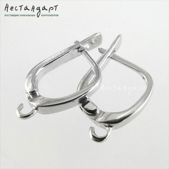 Швензы Elegant Sterling Silver 15х11 мм (пара), изображение 5