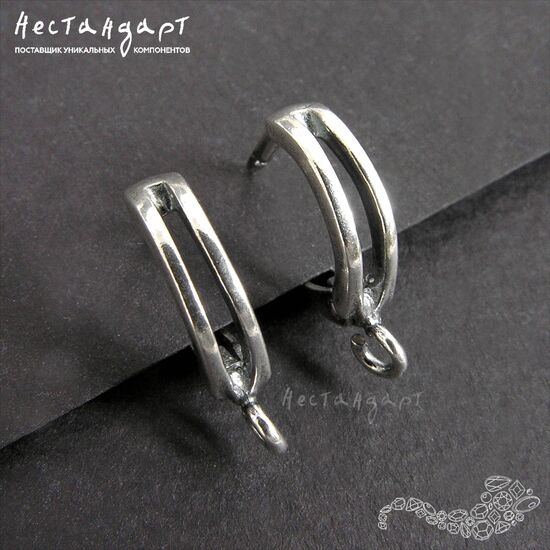 Швензы Parallel Silver Plated 16х4 мм (пара), изображение 3