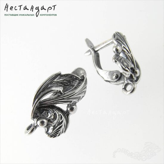Швензы Forest Silver Plated 17х10 мм (пара), изображение 4