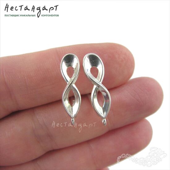 Швензы Infinity Sterling Silver 21 мм (пара), изображение 2