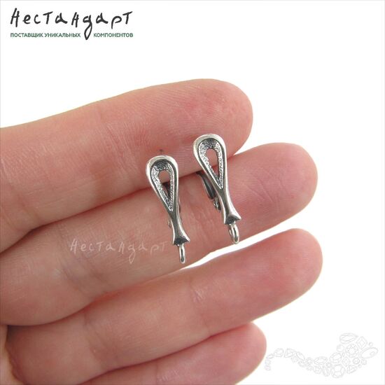 Швензы Style Silver Plated 17х5 мм (пара), изображение 2