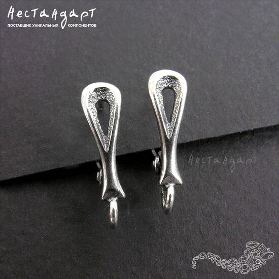 Швензы Style Silver Plated 17х5 мм (пара), изображение 3