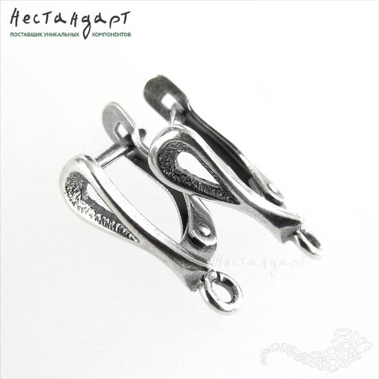 Швензы Style Silver Plated 17х5 мм (пара), изображение 4