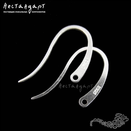 Швензы Gambero Sterling Silver 20 мм (пара)