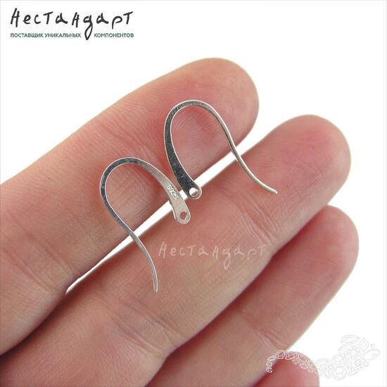 Швензы Gambero Sterling Silver 20 мм (пара), изображение 2