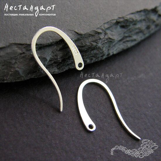 Швензы Gambero Sterling Silver 20 мм (пара), изображение 4