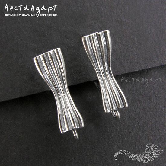 Швензы Rendezvous Silver Plated 17х5 мм (пара)