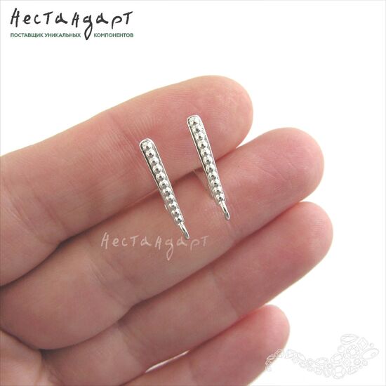 Швензы Perla Sterling Silver 17,5 мм (пара), изображение 2