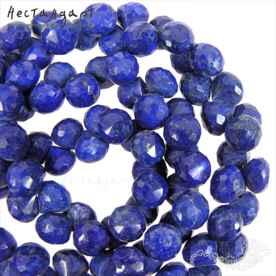 Лазурит натуральный Onion Briolette 6-8 мм, изображение 3