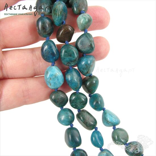 Апатит натуральный Pebble 11-13 мм (уп. 5 шт), изображение 2