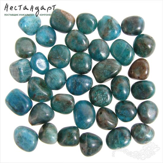 Апатит натуральный Pebble 11-13 мм (уп. 5 шт), изображение 6