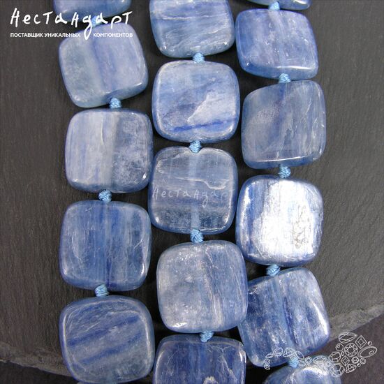 Кианит натуральный Square 16 мм, изображение 5