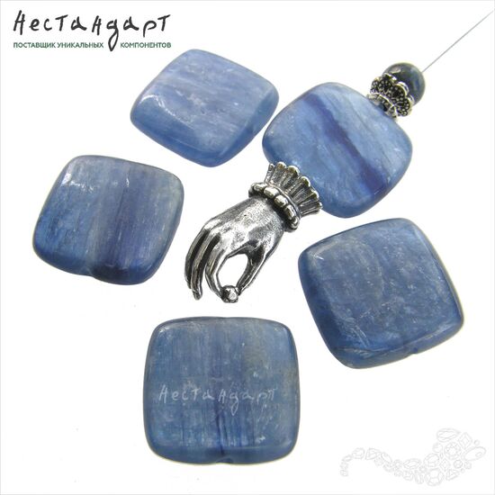 Кианит натуральный Square 16 мм, изображение 6