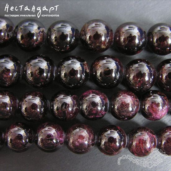 Гранат альмандин натуральный 10 мм, изображение 3