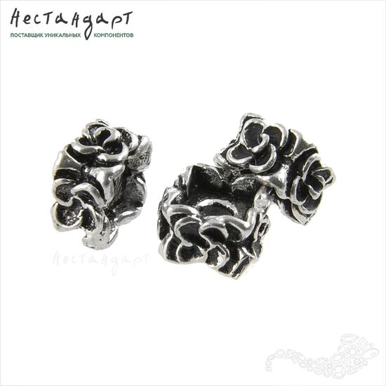Бусина Jardin Sterling Silver 7х4 мм, изображение 3