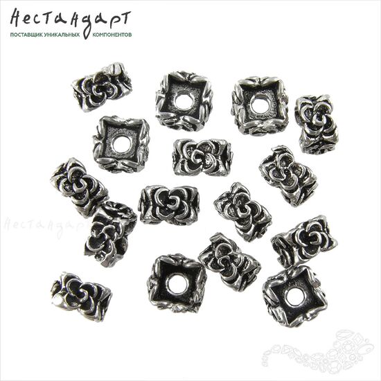 Бусина Jardin Sterling Silver 7х4 мм, изображение 5