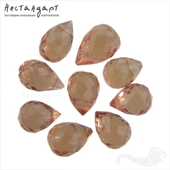 Зултанит наноситал Briolette 10-11 мм