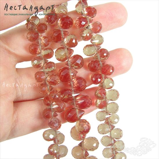 Зултанит наноситал Briolette 8-9 мм, изображение 3