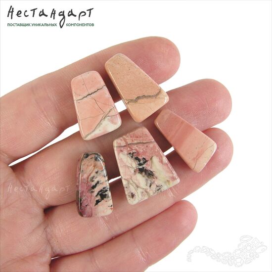 Яшма натуральная пейзажная (уп. 5 шт.), изображение 3