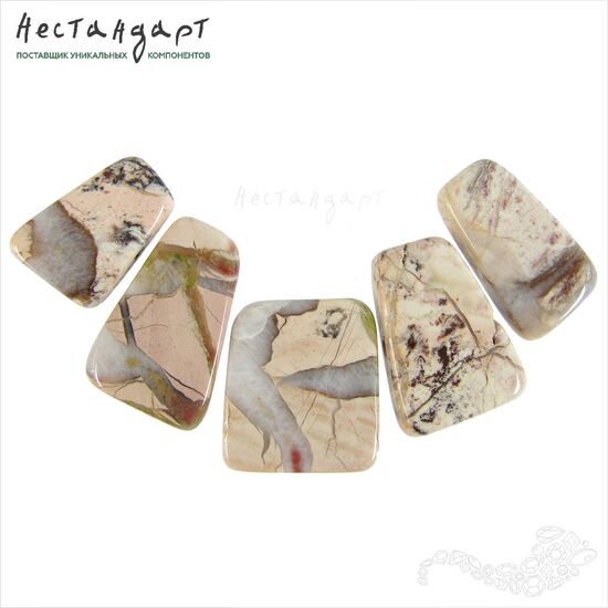 Яшма натуральная пейзажная (уп. 5 шт.), изображение 7