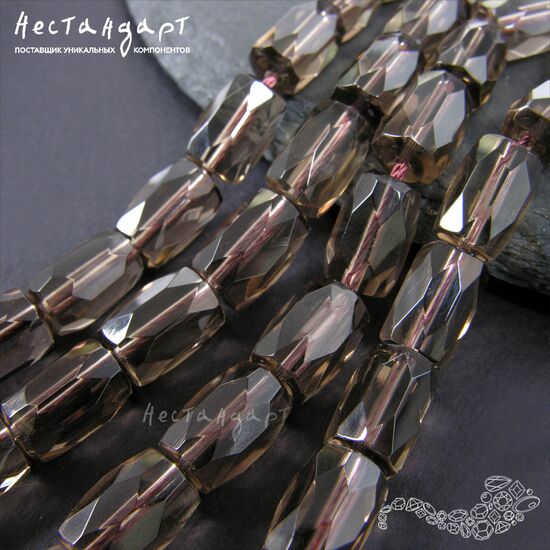 Кварц дымчатый натуральный Bourbillon 12х8 мм, изображение 3