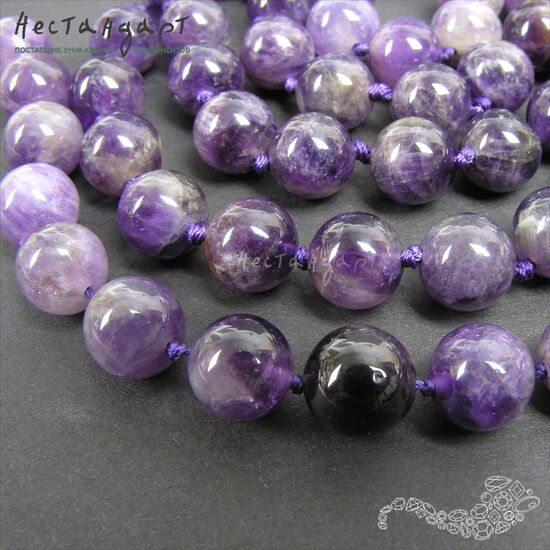 Аметист натуральный гладкий 10 мм, изображение 3