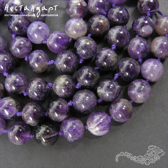 Аметист натуральный гладкий 10 мм, изображение 5