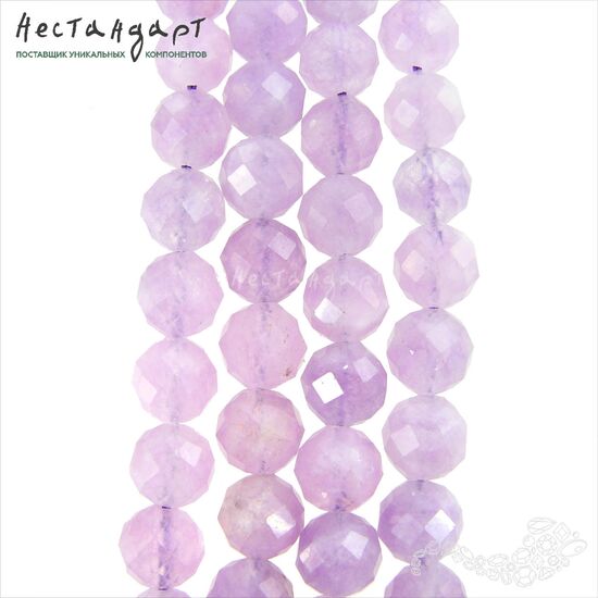 Аметист натуральный с ювелирной огранкой 8 мм (уп.6 шт.), изображение 4