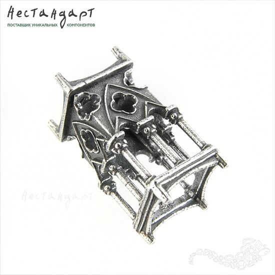 Бусина-концевик Notre Dame Sterling Silver 18,5х9 мм, изображение 2