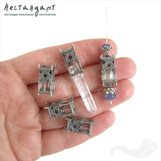 Бусина-концевик Notre Dame Sterling Silver 18,5х9 мм, изображение 3