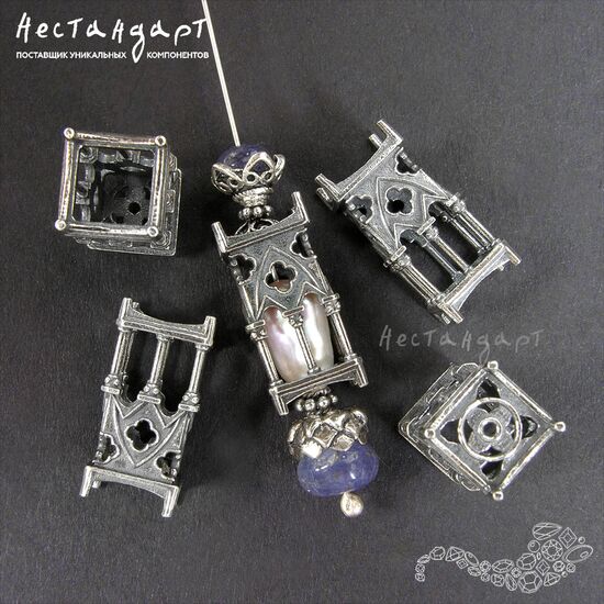 Бусина-концевик Notre Dame Sterling Silver 18,5х9 мм, изображение 4