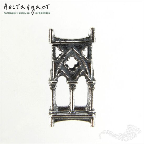 Бусина-концевик Notre Dame Sterling Silver 18,5х9 мм, изображение 6