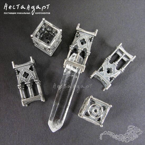 Бусина-концевик Notre Dame Sterling Silver 18,5х9 мм, изображение 7