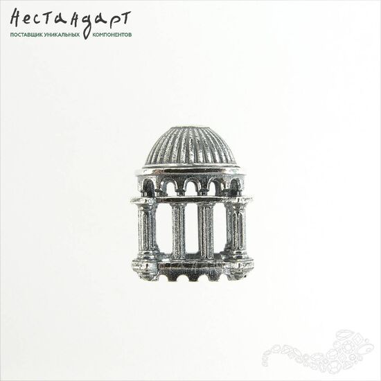 Бусина-концевик Pantheon Sterling Silver 14,5х11 мм, изображение 7