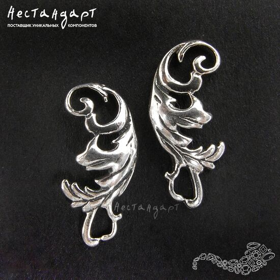 Подвеска-коннектор D'epoca Sterling Silver 15,5х7 мм, изображение 2