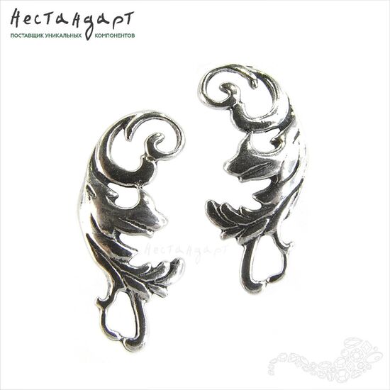 Подвеска-коннектор D'epoca Sterling Silver 15,5х7 мм