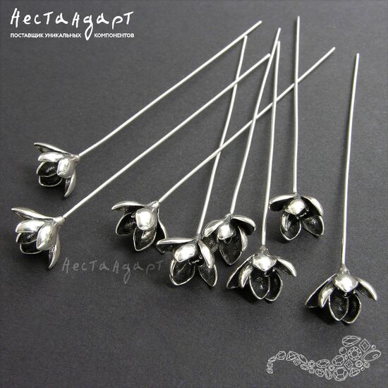 Основа для декорирования Magnolia Sterling Silver 92 мм, изображение 3