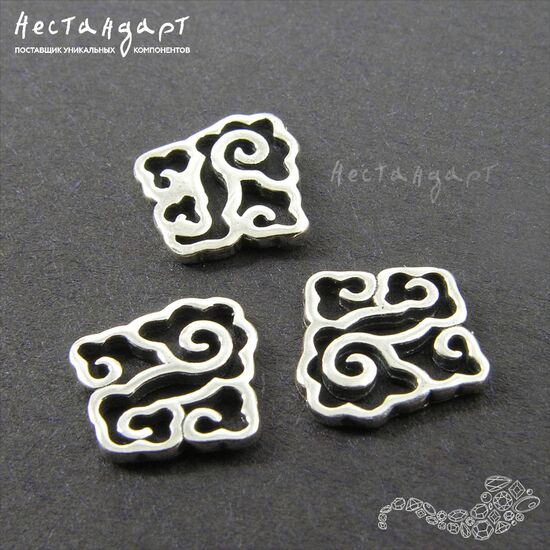 Подвеска-коннектор Chinese Nuage Sterling Silver 11 мм, изображение 2