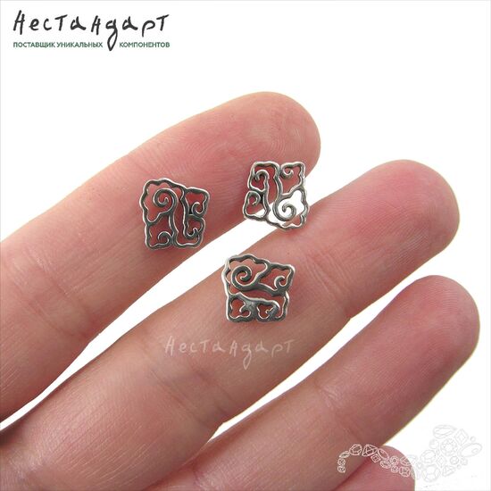 Подвеска-коннектор Chinese Nuage Sterling Silver 11 мм, изображение 3