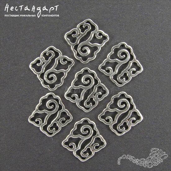 Подвеска-коннектор Chinese Nuage Sterling Silver 11 мм, изображение 5