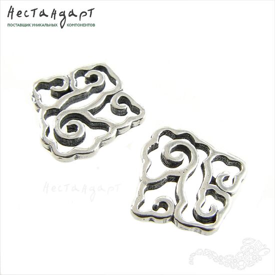 Подвеска-коннектор Chinese Nuage Sterling Silver 11 мм, изображение 6