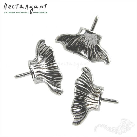 Концевик со штифтом Tail Sterling Silver 12х15 мм, изображение 5
