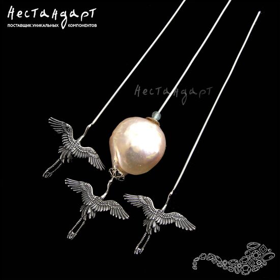 Основа для декорирования Flying Cranes Sterling Silver 101 мм, изображение 3