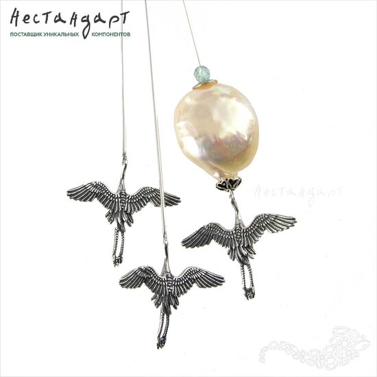 Основа для декорирования Flying Cranes Sterling Silver 101 мм, изображение 4