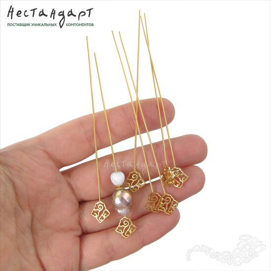 Основа для декорирования Chinese Nuage Vermeil Sterling Silver 90 мм, изображение 2