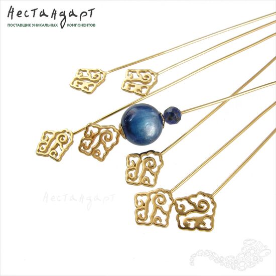 Основа для декорирования Chinese Nuage Vermeil Sterling Silver 90 мм, изображение 4