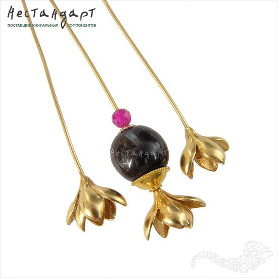 Основа для декорирования Magnolia Vermeil Sterling Silver 92 мм, изображение 4