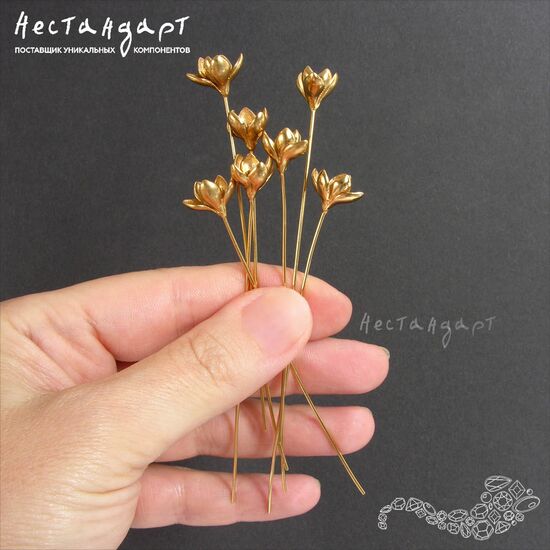 Основа для декорирования Magnolia Vermeil Sterling Silver 92 мм, изображение 5