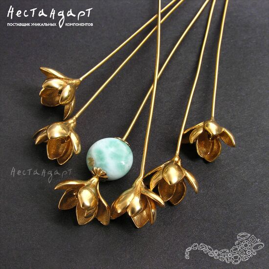 Основа для декорирования Magnolia Vermeil Sterling Silver 92 мм, изображение 6